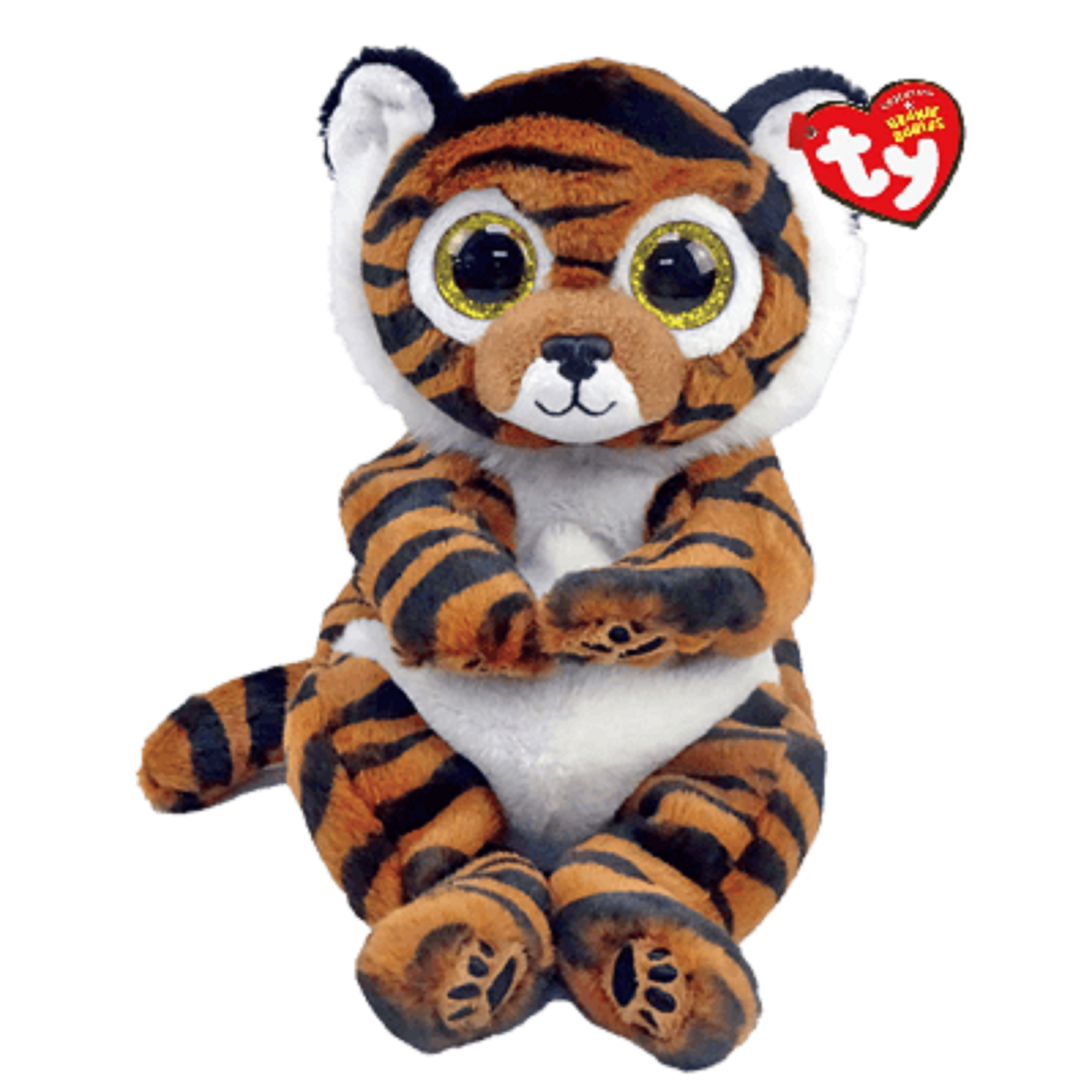 TY Beanie Bellies - CLAWDIA - TIGER - Birthday APRIL 5 - BRAND NEW