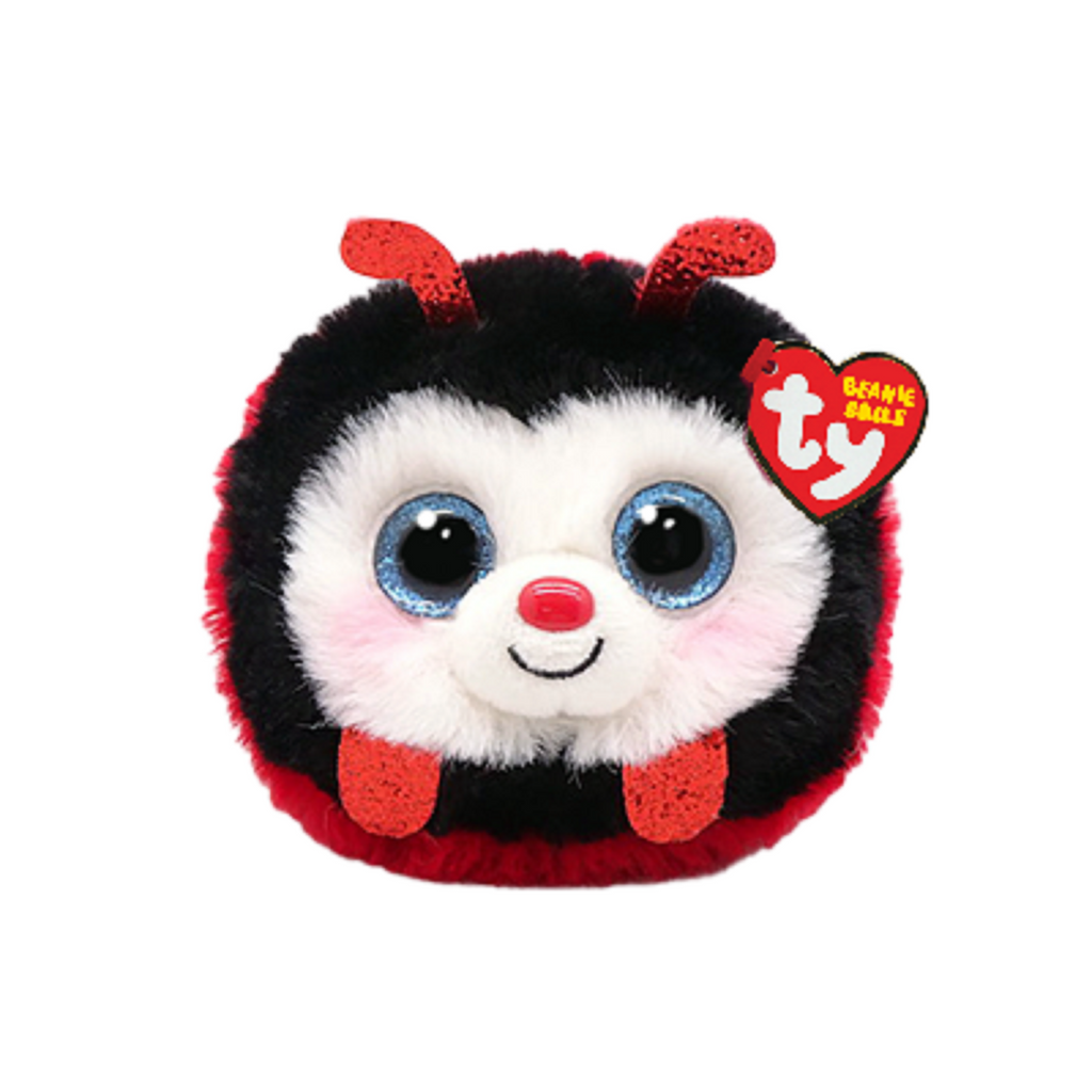 TY Beanie Balls - IZZY - LADYBUG - Birthday JULY 18 - BRAND NEW