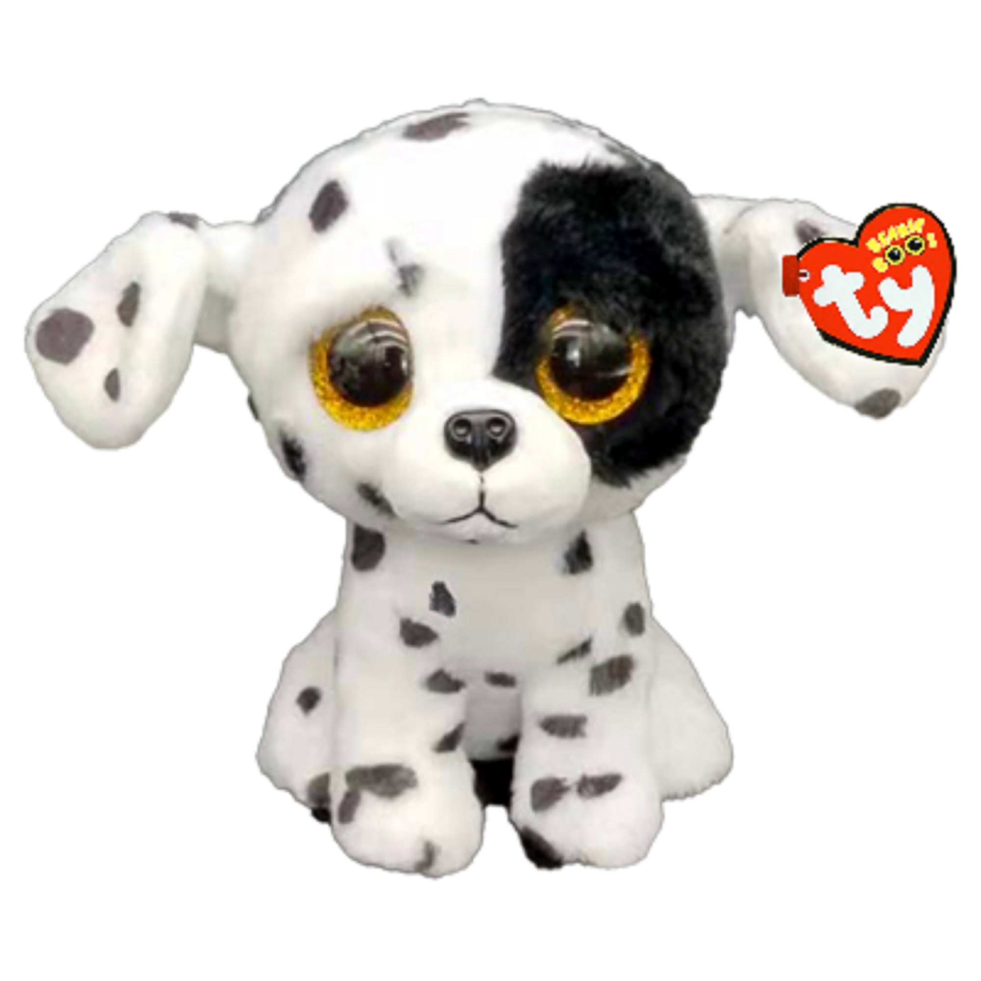 TY Beanie Boo's - LUTHER - SPOTTED DOG - Birthday January 5 - BRAND NEW