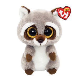 TY Beanie Boo's - OAKIE - GRAY RACCOON - Birthday March 5 - BRAND NEW