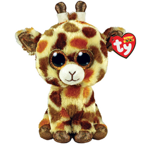 TY Beanie Boo's - STILTS - TAN GIRAFFE - Birthday December 10 - BRAND NEW