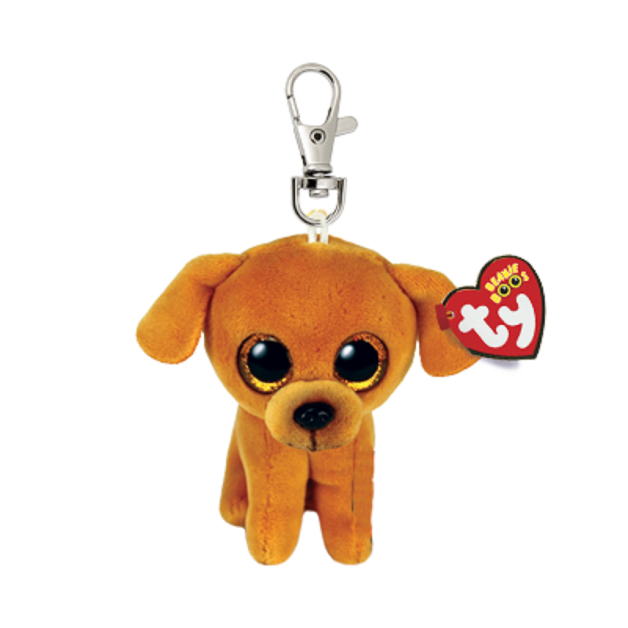 TY Beanie Boo's with Clip - ZUZU - TAN DOG - Birthday November 11 - BRAND NEW