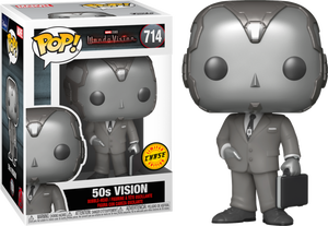 Funko Pop Vinyl - "CHASE" - #714 - VISION 50`S - Wanda Vision - CHASE VARIANT