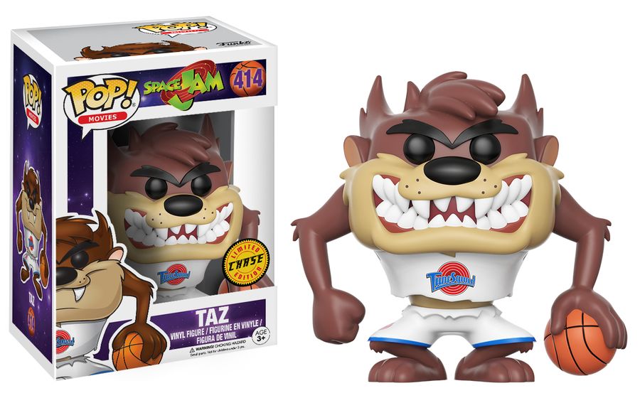 Funko Pop Vinyl - CHASE  #414 TAZ - SPACE JAM - CHASE VARIANT