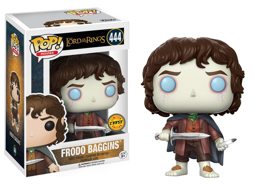 Funko Pop Vinyl - * CHASE * - #444 FRODO BAGGINS - LORD OF THE RINGS - CHASE VARIANTS