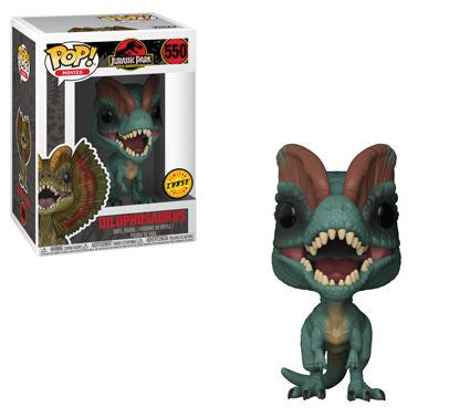 Funko Pop Vinyl #550 DILOPHOSAURUS - ** CHASE VERSION ** - JURASSIC PARK