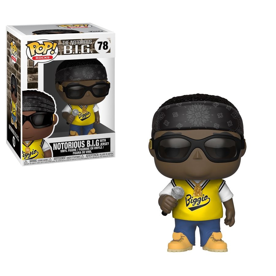 Funko Pop Vinyl #78 NOTORIOUS B.I.G IN JERSEY