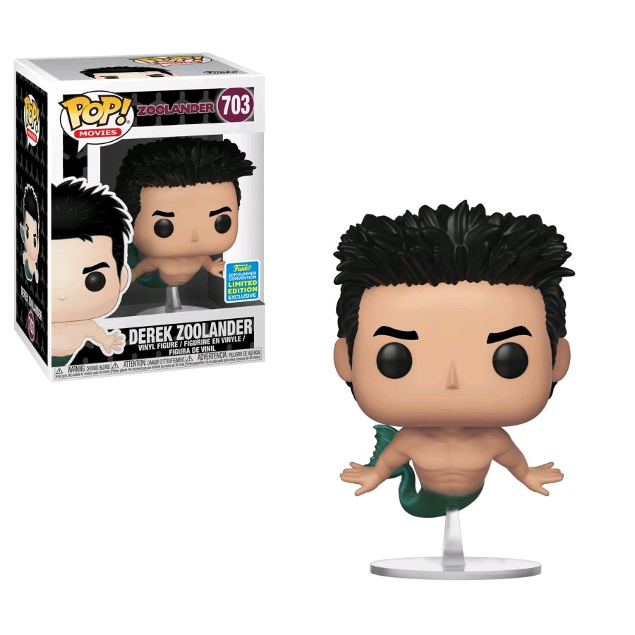 Funko Pop Vinyl #703 DEREK ZOOLANDER - MERMAN - SDCC 2019 EXCLUSIVE