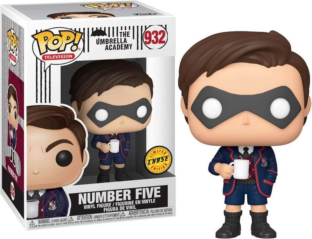 Funko Pop Vinyl - * CHASE * - #932 NUMBER FIVE - UMBRELLA ACADEMY - CHASE VARIANT