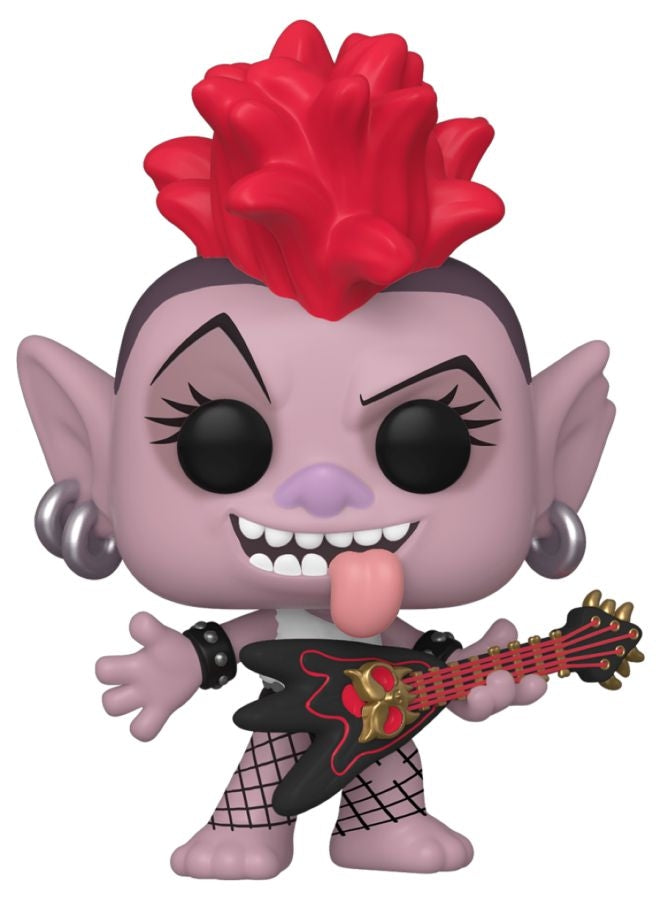 Funko Pop Vinyl #879 QUEEN BARB WITH GUITAR - TROLLS WORLD TOUR