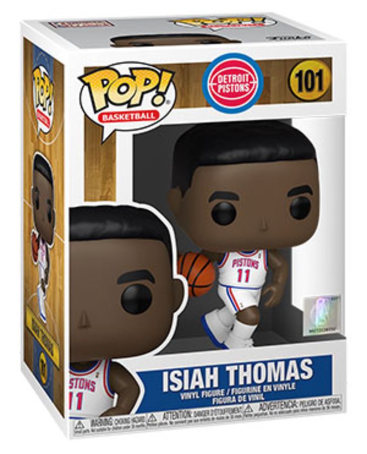 Funko Pop Vinyl #101 ISIAH THOMAS - Home Jersey - Detroit Pistons - NBA Legends