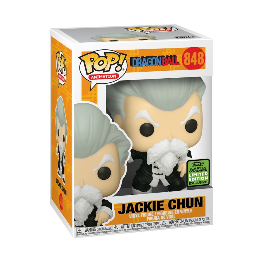 Funko Pop Vinyl #848 JACKIE CHUN - ECCC 21 EXCLUSIVE - DRAGONBALL Z