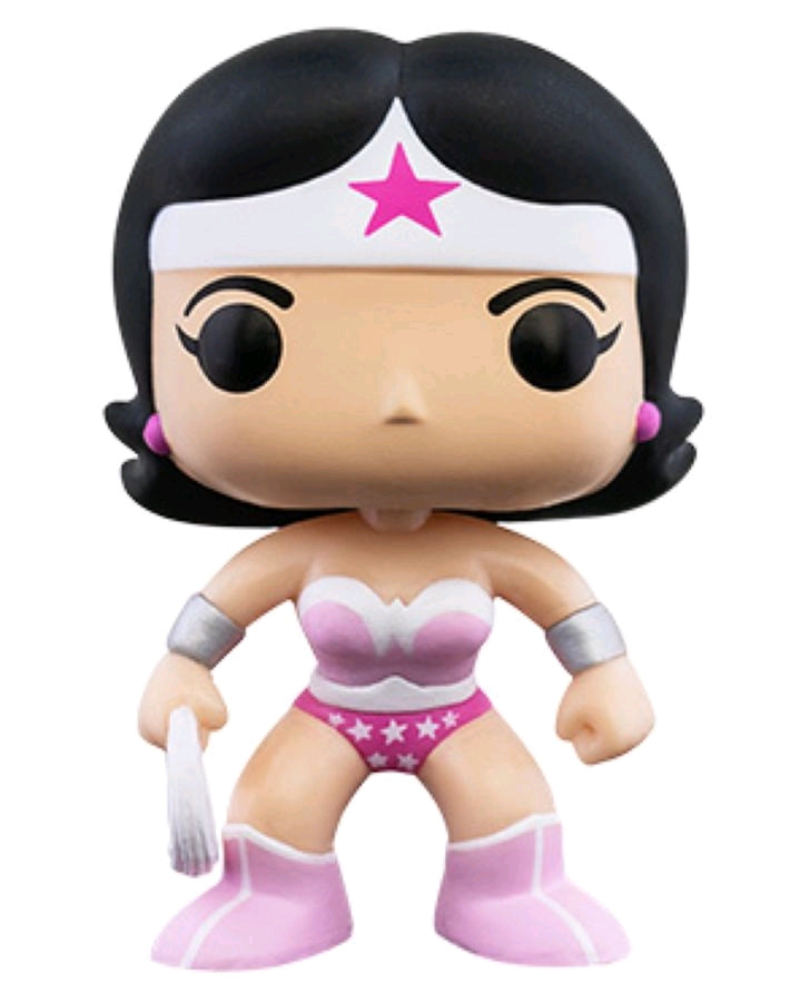 Funko Pop Vinyl #350 WONDER WOMAN - BREAST CANCER AWARENESS