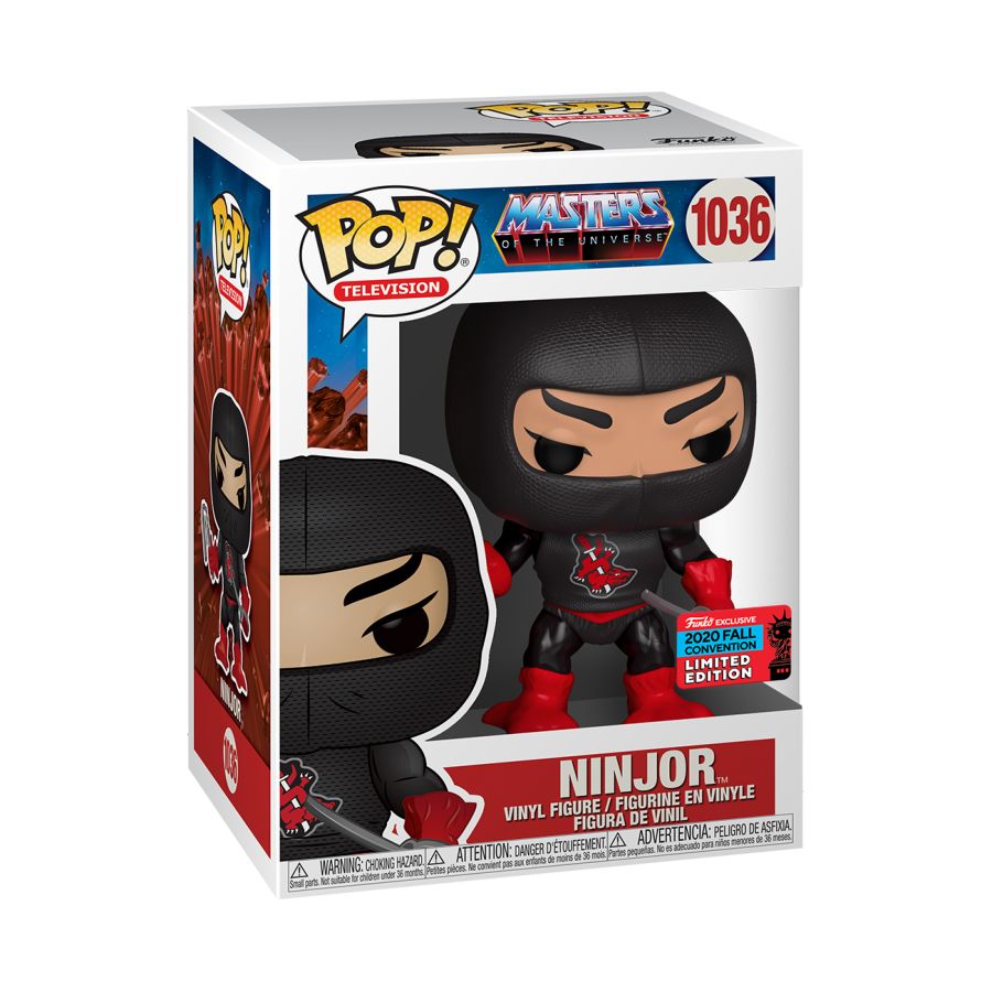 Funko Pop Vinyl #1036 NINJOR - Masters Of The Universe - NYCC 2020 Exclusive