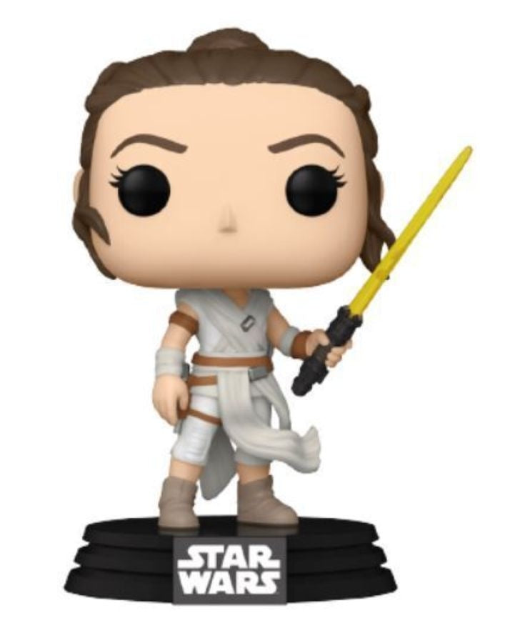 Funko Pop Vinyl #432 REY WITH YELLOW SABER - STAR WARS