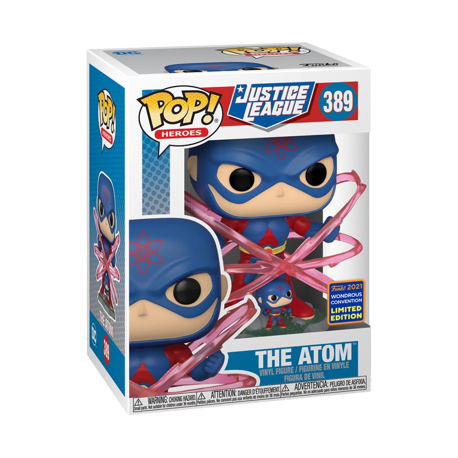 Funko Pop Vinyl #389 THE ATOM - WONDROUS CONVENTION EXCLUSIVE - JUSTICE LEAGUE