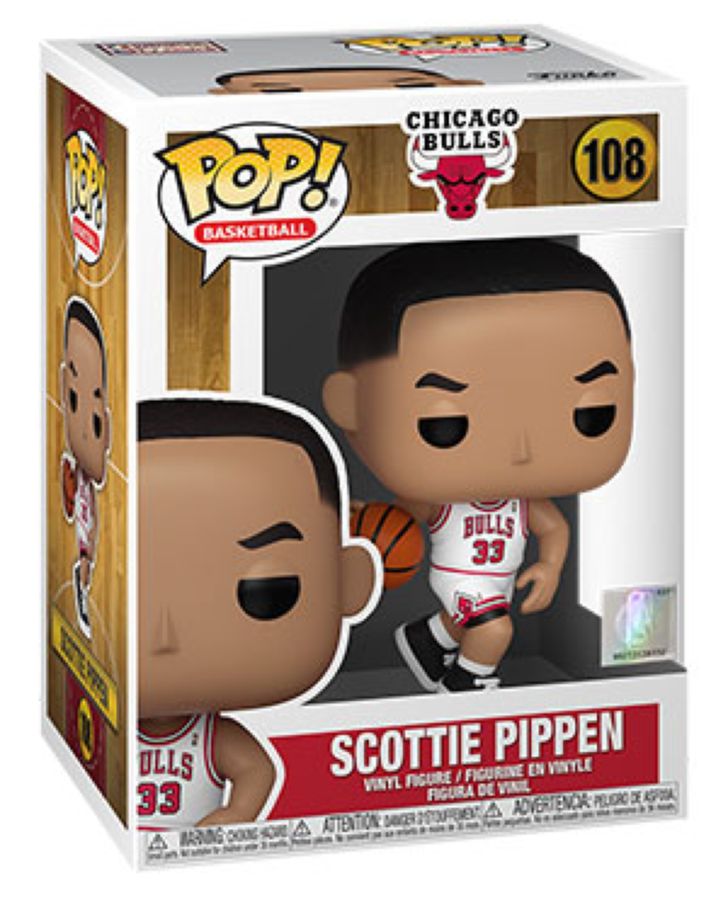 Funko Pop Vinyl #108 SCOTTIE PIPPEN - CHICAGO BULLS HOME JERSEY - NBA LEGENDS