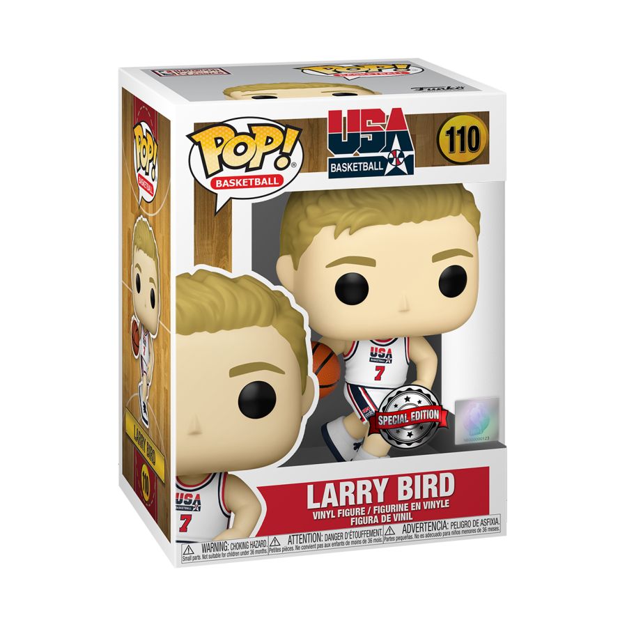 Funko Pop Vinyl #110 LARRY BIRD - `92 Team USA - NBA Legends - BASKETBALL