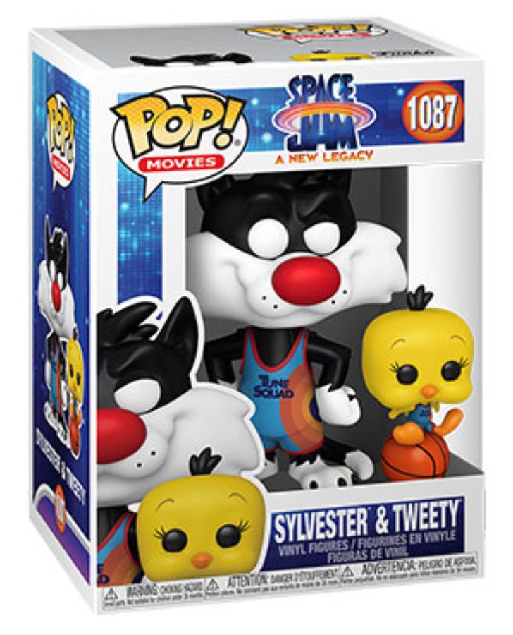 Funko Pop Vinyl #1087 SYLVESTER & TWEETY - Space Jam 2 A New Legacy