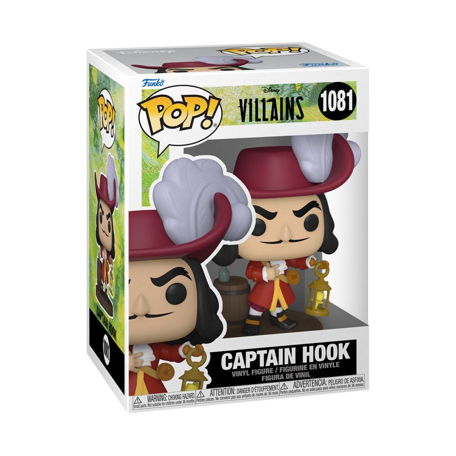 Funko Pop Vinyl #1081 - CAPTAIN HOOK - DISNEY VILLIANS