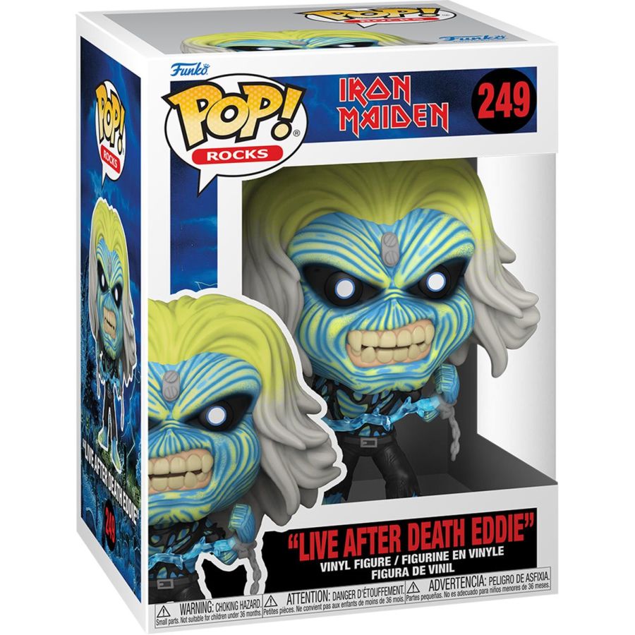 Funko Pop Vinyl #249 LIVE AFTER DEATH EDDIE - IRON MAIDEN