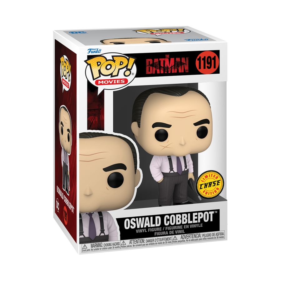 Funko Pop Vinyl - * CHASE * - #1191 OSWALD COBBLEPOT - THE BATMAN - CHASE VARIANT