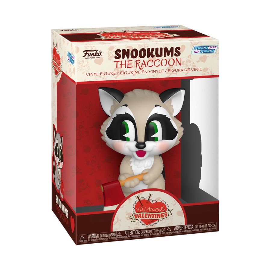 Funko Pop Vinyl SNOOKUMS THE RACOON - PAKA PAKA - VILLIANOUS VALENTINE